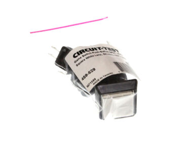 Switch, Pushbutton Illum. Game - SPDT 12A/125V, 12V Sq. White Lens, On/(On)