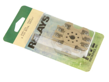 Relay Socket, Octal - 300V/15A, Screw Clamps