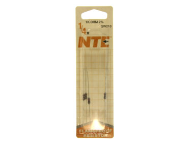 1K, 1/4W Resistor - 4/pk