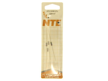 470 OHM, 1/4W Resistor - 4/pk