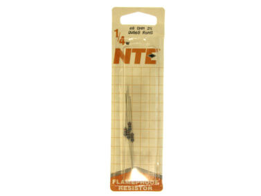 68 OHM, 1/4W Resistor - 4/pk