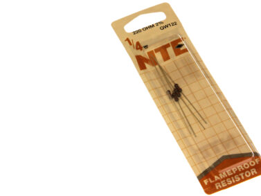 220 OHM, 1/4W Resistor - 4/pk