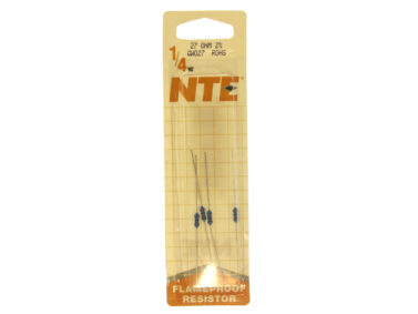 27 OHM, 1/4W Resistor - 4/pk