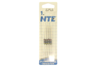 47 OHM, 1W Resistor - 4/pk