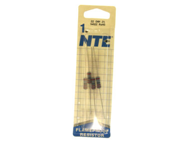 22 OHM, 1W Resistor- 4/pk