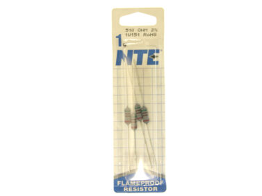 510 OHM, 1W Resistor - 4/pk