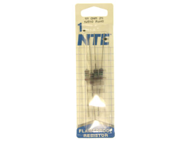 1M OHM, 1W Resistor- 4/pk