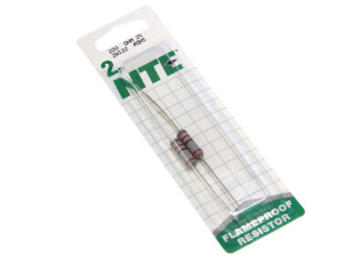 220 OHM, 2W Resistor- 2/pk