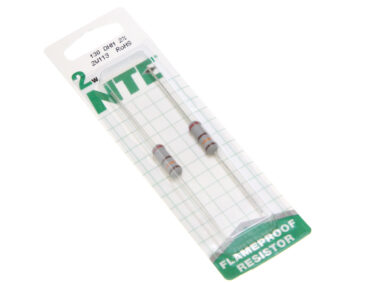 130 OHM, 2W Resistor- 2/pk