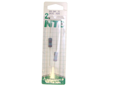 820 OHM, 2W Resistor - 2/pk