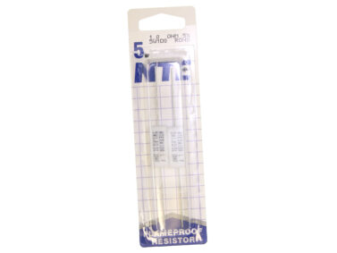 1 OHM, 5W Cermet Wirewound Resistor- 2/pk