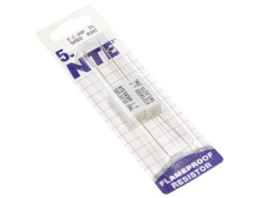5.0 OHM, 5W Cermet Wirewound Resistor- 2/pk