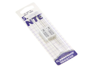 15 OHM, 5W Cermet Wirewound Resistor- 2/pk