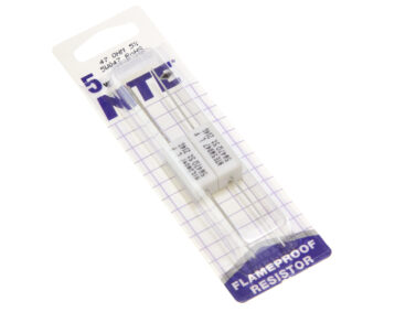 47 OHM, 5W Cermet Wirewound Resistor- 2/pk