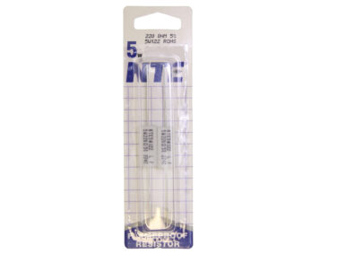 220 OHM, 5W Cermet Wirewound Resistor- 2/pk