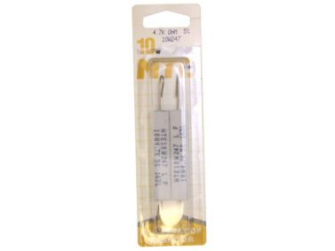 4.7k, 10W Resistor - 2/pk