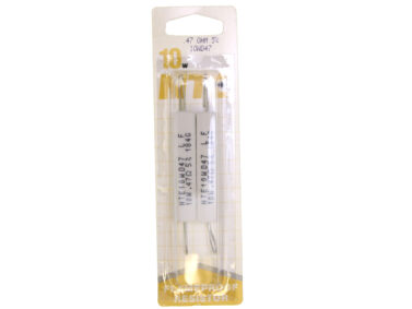 0.47 OHM, 10W Resistor - 2/pk