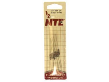 33 OHM, 1/2W Resistor- 6/pk