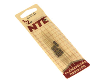 47 OHM, 1/2W Resistor- 6/pk