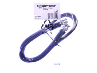 BNC Cable RG59U, Male to Male, 3ft