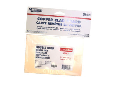 4x6" Copper Clad Board - 1/32" dbl sided