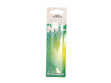 LED, 3mm - Yellow, 30mcd, 3/pk