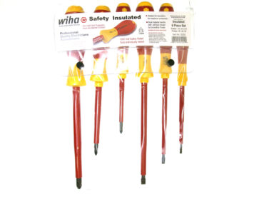 Screwdriver Set, 6 pc insulated
