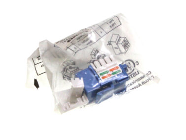 CAT6 Keystone Jack, 110 Punchdown, Blue