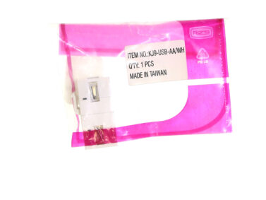 Keystone Feedthru Insert - USB "A-A", White