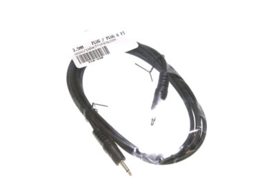 3.5mm Plug to 3.5mm Plug Cable, Nickel 6ft