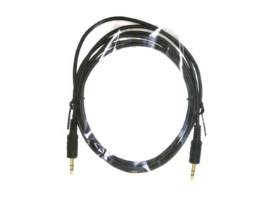 3.5mm Stereo Plug to 3.5mm Stereo Plug Cable, Gold 6ft
