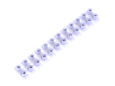 Euro Terminal Strip, 12 Pos'n - 14AWG, 20A/400V