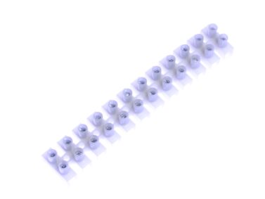 Euro Terminal Strip, 12 Pos'n - 10AWG, 35A/600V