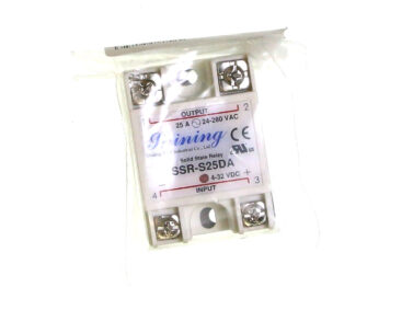 Relay, 4-32VDC SSR, 25A/24-280VAC