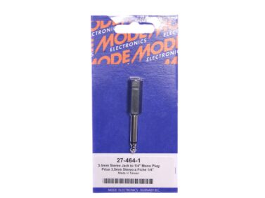 1/8" St. Jack to 1/4" mono plug Adapter