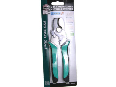Cable Cutter/Stripper, 2-in-1 - 8-14 AWG Wire