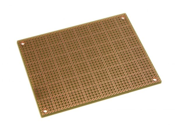PadBoard-2, Pad-Per-Hole, 80x100mm Solder Protoboard - Solarbotics Ltd.