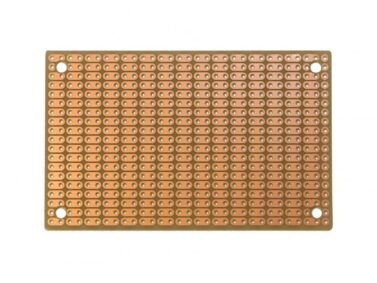 ProtoBoard2H-1, 2-hole Strips, 1 sided, 50x80mm