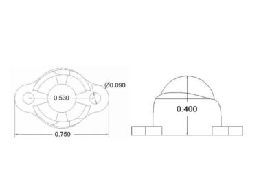 Pololu 3/8" Plastic Ball Caster
