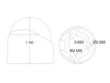 Pololu 1" Plastic Ball Caster