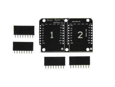 Double Socket Dual Base Shield for WeMos D1 Mini NodeMCU