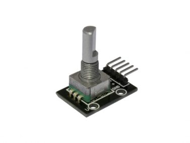 Rotary Encoder module on PCB with breakout