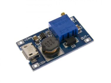 2A Booster DC-DC Step-Up module Micro USB Input 2V-24V to 5/9/12/28V