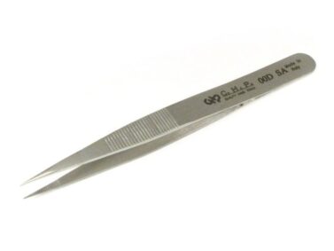 Hakko/CHP 120mm Tweezers, w/ Finger Grip