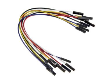 Female-Female Jumper Wires 150mm (6") 22 AWG, 10 Pack