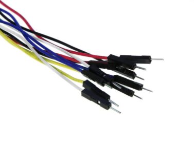 Dupont Male-Male Jumper Wires 300mm (11.8") 22 AWG, 100 Pack