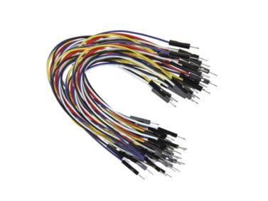 Male-Male Dupont Jumper Wires 150mm (6") 22 AWG, 50 Pack