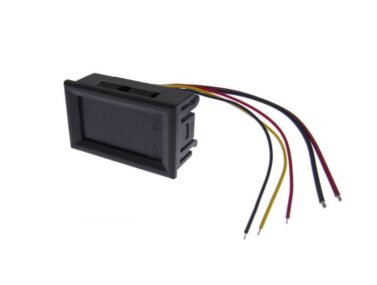 Voltage and Current Meter, 0-100VDC/10A, Red/Yel LED Display