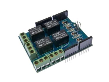 4-channel Relay Arduino Interface Shield