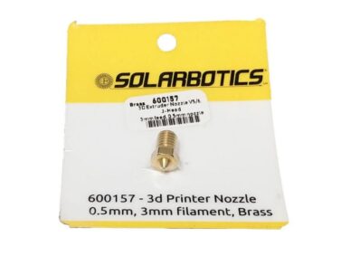 3D Printer Nozzle 0.5mm, 3mm filament
